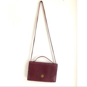 Madewell Slim Convertible Bag Cabernet